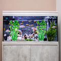Miniatyrbilde 5 av 5: 2 stykker akvariedekorasjon simulering av vannplanter akvarium