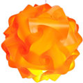 Miniatyrbild 1 av 5: 10\" IQ Lamp Shade Toy Självmontering DIY Pussellampor för rumsdekoration (Orange, M-10 tum)