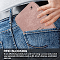 Miniatyrbillede 4 af 5: PU Læder RFID Pas-Tegnebog - Lynlås Rejsetaske Med Flere Lommer, RFID-Blokerende Pas-Holder | Versa