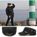 Miniatyrbilde 4 av 4: Flat Top Cap, Bomullsbaseballcaps, Klassisk Enkelt Vintage Army