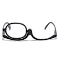 Miniatyrbilde 4 av 4: Flip Over Makeup Reading Magnifying Glasses Folding Eye +1.0 To +4.0 Eyeglasses Black