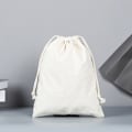 Miniatyrbilde 4 av 5: Bomullsposer 18x26 cm 10 stk med snor, oppbevaring liten