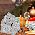 Miniatyrbild 3 av 5: 9 st Heaven Nativity Pillar Statues Set Resin Craft Trä Samlarobjekt Figurer För Heminredning Kyrka