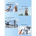 Miniatyrbild 5 av 5: Gimbal Stabilisator för Smartphone, 2-axlig Automatisk Ansiktsföljning Selfie Stick för iPhone, 360° Rotation med Fjärrkontroll för Android