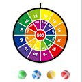 Pikkukuva 1 / 5: Lasten lelut, Dart-taulu 8 pallolla, 36 cm, turvallinen sisä- ja ulkopeli
