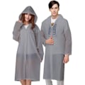 Miniatyrbilde 1 av 5: Regnponcho, 2 stk. Vanntette Ponchoer, Gjenbrukbar Poncho EVA