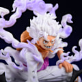 Pikkukuva 3 / 5: Luffy Action Figure, Gear 5 Luffy Animenukkehahmo PVC-hahmohahmo Leikkikokoelma Lahja Luova C