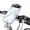 Miniatyrbillede 1 af 4: Quad-lock Out Front Cykel Twist Mountain Cradle Telefon