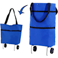 Miniatyrbillede 2 af 5: Foldbare Indkøbsposer med Hjul, Foldbar Indkøbstrolley, 2