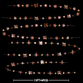 Pikkukuva 2 / 5: Rose Gold 18-vuotis syntymäpäiväkoristeet Numero 18 Ympyrä Pisteet Kimaltava Tähti Garland Streamer Metalli Riippuva Bunti