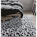 Miniatyrbild 4 av 5: Noahas Fluffy Leopard Print Rug Cheetah Print Area Rugs Soft Comfy Printed Carpet For Bedroom Living Room Home Western Decor färg 1