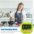 Miniatyrbild 3 av 5: Magnetisk Köktimer med Stor LCD-Skärm, Timrar för