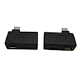 Miniatyrbild 5 av 5: TG-adapter, 90 graders USB-port adapter, Micro OTG-kabel 2-pack Kompatibel med Firestick 2:a generationen, 3:e generationen och