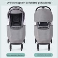 Miniatyrbild 4 av 5: Regnskydd Universal Barnvagn Regnkappa Mysig Regnkappa Baby