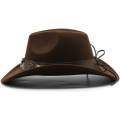 Miniatyrbilde 5 av 5: Cowboyhatt for damer i kaffefarge, westernhatt, jazzhatt