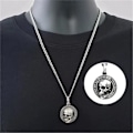 Pikkukuva 3 / 4: Memento Mori -kaulakoru Carpe Diem -riipus 3D-kallonaulakoru minulle