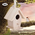 Miniatyrbillede 3 af 5: 2 Træfuglehuse, Fugleredehus, Træhængende