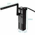 Miniatyrbillede 2 af 5: Akvarie Vandstrømsfilter 4W 600L/H Akvarie Intern Filter 60L