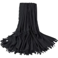 Miniatyrbillede 2 af 5: Dame Square Shawl Foulard Sjal i Bomuld til Efterår/Vinter