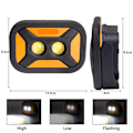 Miniatyrbild 2 av 5: 1 Stycke Utomhus Mobil Solcellsdriven Bärbar Arbetslampa COB LED