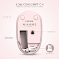 Miniatyrbillede 3 af 5: Trådløs Mus, 2.4G Lydløs Mus med USB Modtager Bærbar Computer Mus til PC, Tablet, Laptop, Notebook med