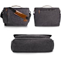 Miniatyrbilde 5 av 5: 17-17,3 tommers Laptop Messenger Bag for Menn og Kvinner Vannresistent
