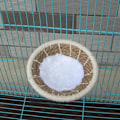 Miniatyrbilde 4 av 4: Fuglebur i bomullsreip for undulater (L), nymfeparakitter, konurer, kanarier