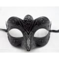 Miniatyrbillede 3 af 4: Glitter Venedig Maske Midnatts Sort Venedig Maskerade Venedig