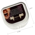 Miniatyrbilde 5 av 5: 2 stk. Julerødt Vampyrtannsett, Inntrekkbare Vampyrtanner