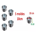 Pikkukuva 5 / 5: 5 kpl 10 cm kakkuvuokia, flan- ja juustokakkuja varten