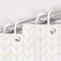 Miniatyrbilde 5 av 5: Gullfarget Geometrisk Dusjforheng 180 x 180 cm (71 x 71 tommer) for