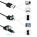 Miniatyrbilde 4 av 5: Endoskopkamera med lys, USB-endoskop