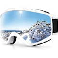 Miniatyrbilde 1 av 5: Over-goggles skibriller (OTG) for menn, kvinner og ungdom, 100% UV-beskyttelse