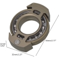 Miniatyrbilde 2 av 2: En reaktor metall roterende leketøy, Fidget spinner roterende gyro, voksen