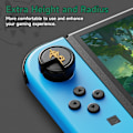 Miniatyrbild 3 av 5: Switch Tumgreppshättor för Zelda Tears of The Kingdom Joy Con, Silikon Joystick-Hattöverdrag Tillbehör Kompatibla