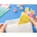 Miniatyrbild 2 av 5: Set med 6 Mini Gratulationskort + små kuvert - blomsterbukett