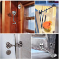Miniatyrbillede 3 af 5: Port Latch 4 stk., Dørgrebskrog, 4 tommer Rustfrit Stål