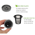 Miniatyrbillede 4 af 4: 3 X Reservedele til Keurig My K-cup Genanvendelig Kaffe Filter Fuld 3 Sst Passer Til B30 B40 B50 B60 B70 Serie