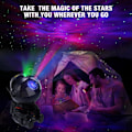Miniatyrbillede 2 af 6: Stjerneprojektor Galaxy Lys, Natlys til Børn, Lysprojektor