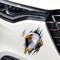 Miniatyrbilde 2 av 5: 3D Ørn Bilstikker, 3D Ørn Bilsticker Auto Kreativ Dyr