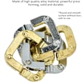 Pikkukuva 3 / 5: 12 kpl Seosatava Lukkoreikä Alloy Magic Puzzle Toy Nine