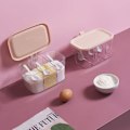 Miniatyrbillede 2 af 5: Køkken Salt Sukker MSG Krydderi Dispenser Enhånds Tryk Åben