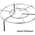 Miniatyrbillede 3 af 5: Sæt af 3, Rustfrit Stål Trivet Stativ, 3 Størrelser Hårdt Pressionskoger Dampstativ - 1,2 Tommer, 2 Tommer, 2,6 Tommer