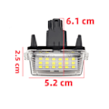 Miniatyrbillede 2 af 5: 18-SMD nummerpladelys 12V DC