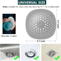 Miniatyrbilde 5 av 5: 5 stk. Silikon Sink Filter, Dusj Hårfilter, Dusj Avløp