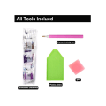 Miniatyrbilde 5 av 5: DIY 5D Dovendyr Diamant Full Diamond Set 30*40cm, Vann Dyr