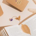 Miniatyrbillede 3 af 5: Metal Leaf Bogmærke, Valentinsdag Fødselsdagsgaver til Kvinder