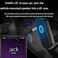 Miniatyrbilde 5 av 5: Bluetooth 3,5 mm Jack Bluetooth 5.0 Aux-mottaker Bluetooth 5.0