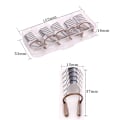 Miniatyrbillede 2 af 5: 5 stk. Praktiske Negle Strækningsfærdigheder Aluminiumsskabelon Guide