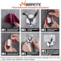 Miniatyrbild 5 av 5: 2-pack No Punch Silver Hooks, Handdukskrokar för badrock, Handduk
